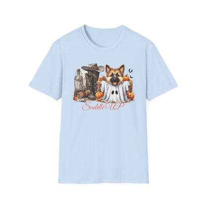 Germany Shepherd Puppy Halloween Softstyle T-Shirt