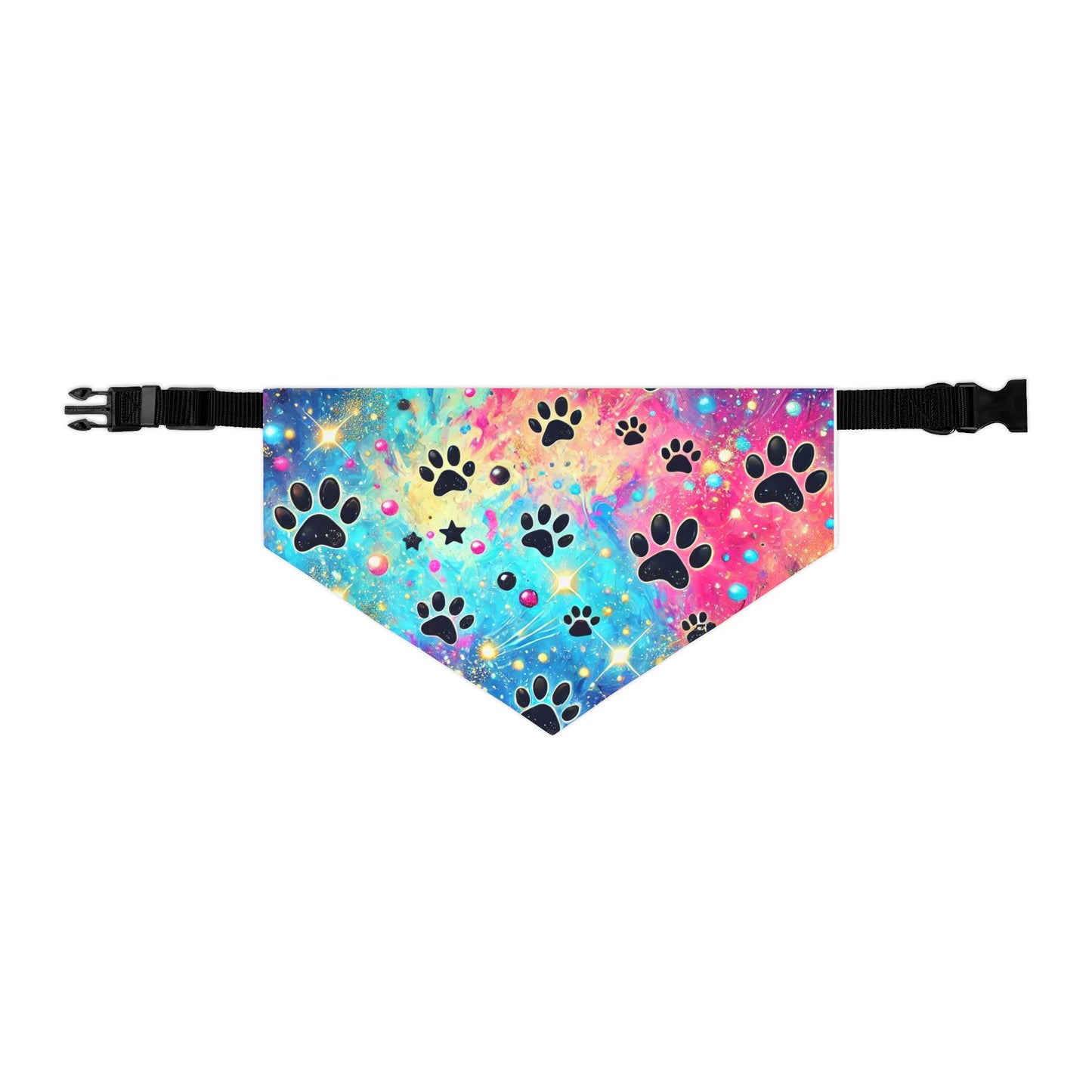 Pet Bandana Collar Rainbow Paws