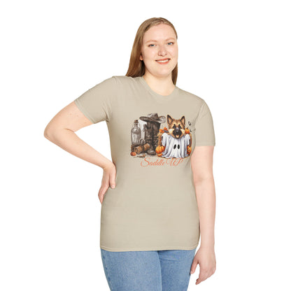 Germany Shepherd Puppy Halloween Softstyle T-Shirt