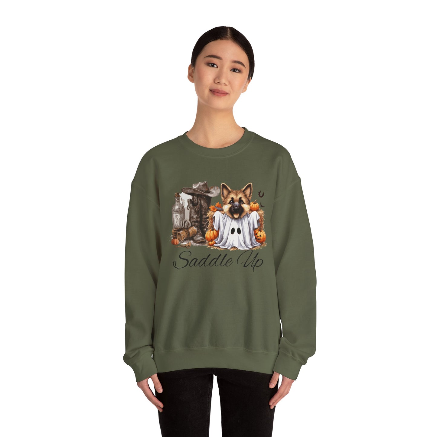 Unisex Heavy Blend™ Crewneck Sweatshirt - Cowgirl's Best Friend