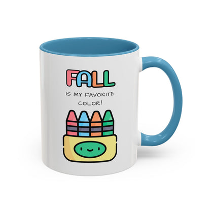 Fall Is My Favorite Color - Accent Coffee Mug (11 oz)