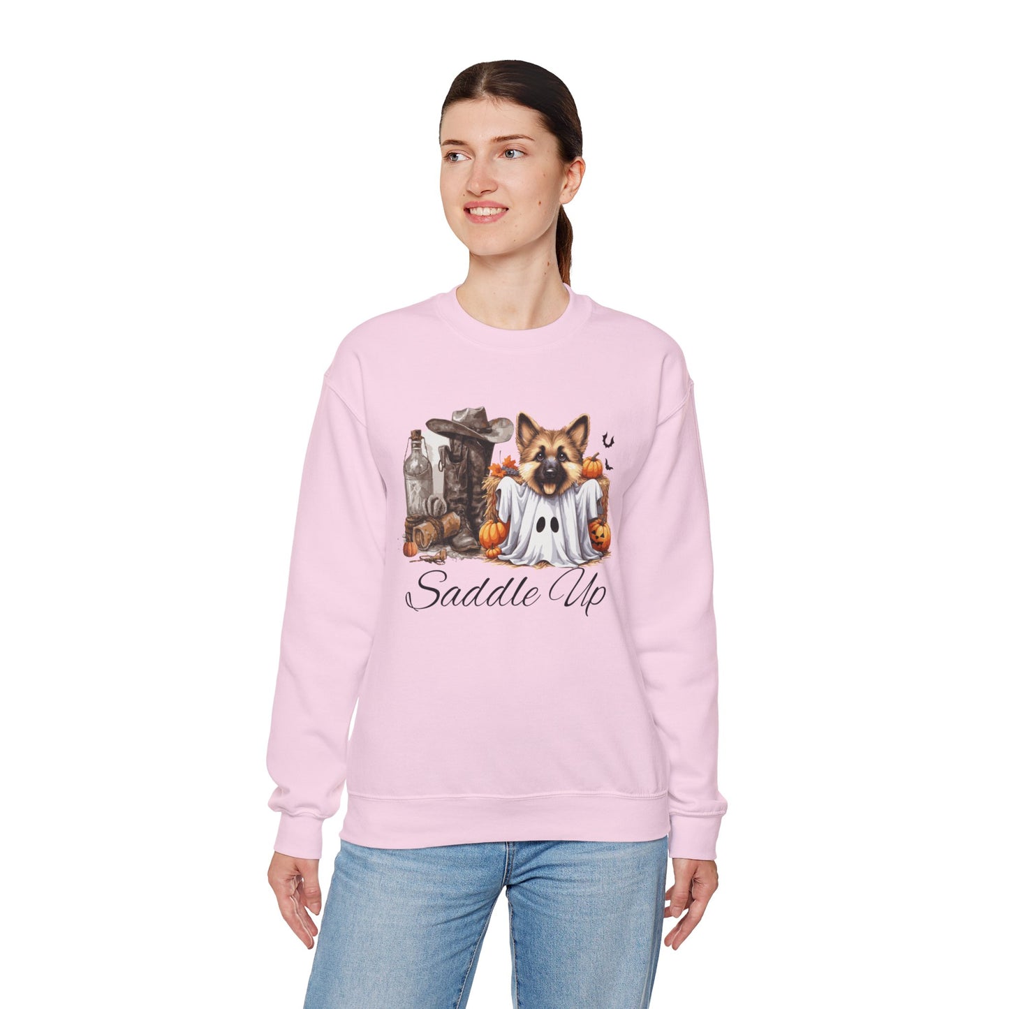 Unisex Heavy Blend™ Crewneck Sweatshirt - Cowgirl's Best Friend