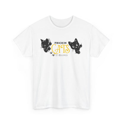 Unisex Heavy Cotton Tee - Frickin Cats