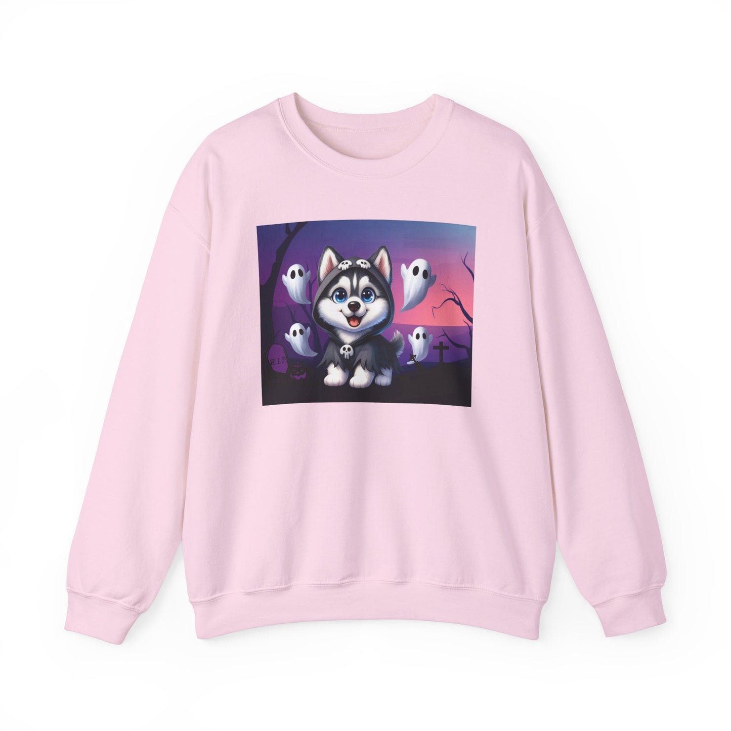 Unisex Heavy Blend™ Crewneck Sweatshirt Husky Ghost Punisher