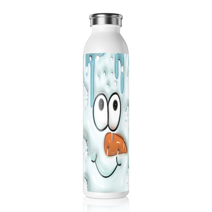 Melting Snowman Slim Water Bottle