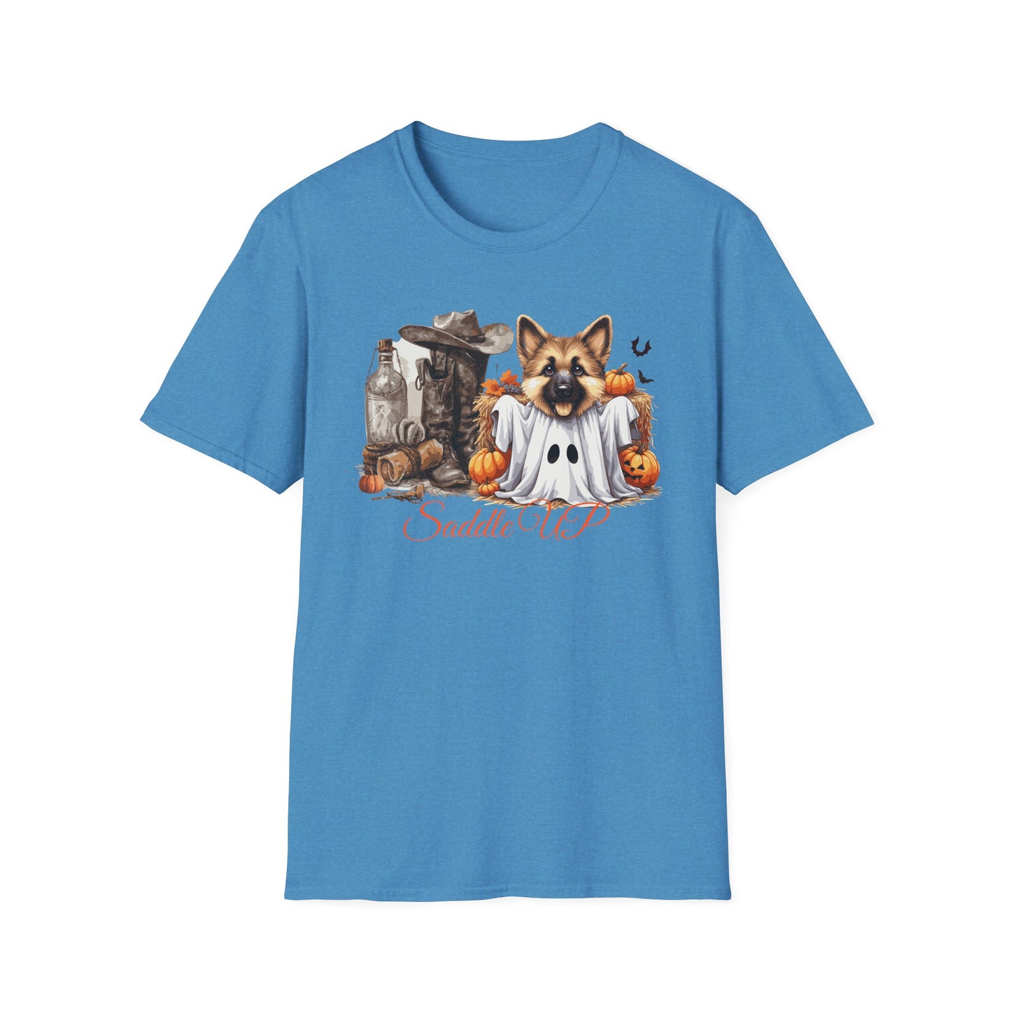 Germany Shepherd Puppy Halloween Softstyle T-Shirt