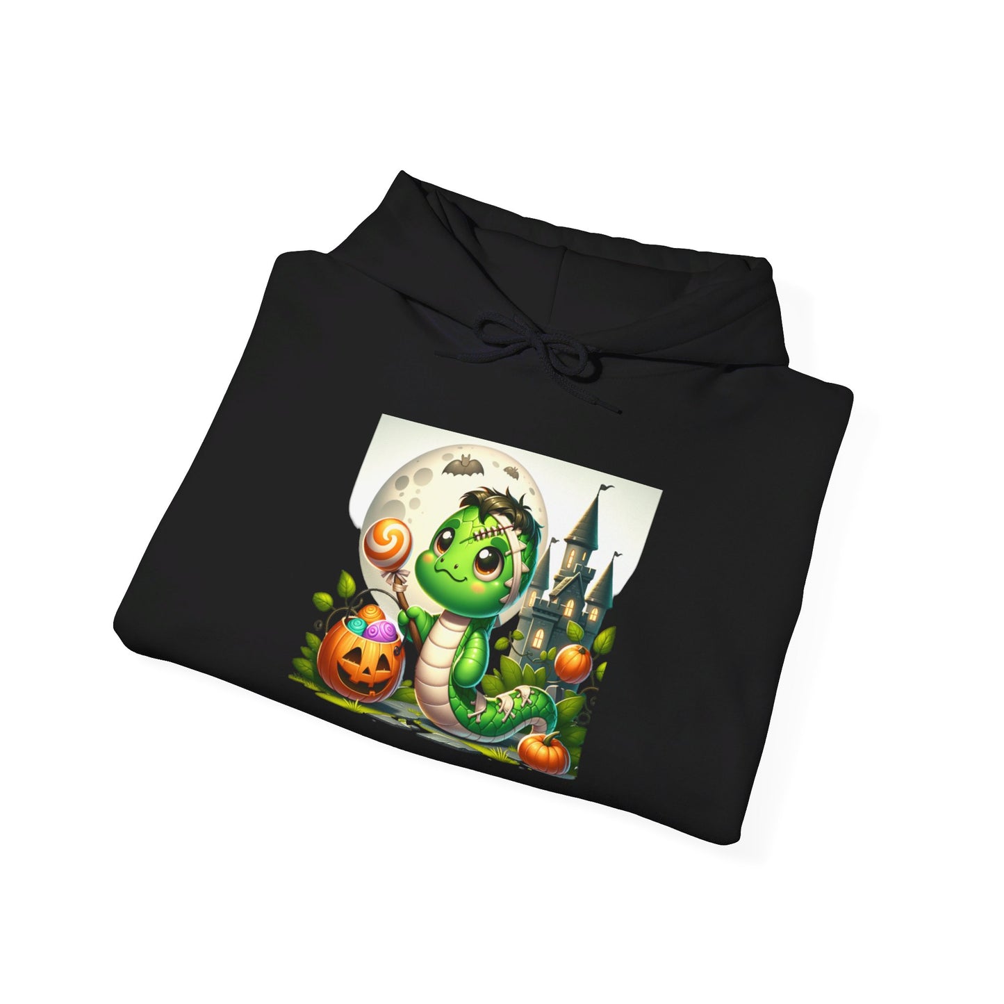 Baby Frankenstein Hooded Sweatshirt - This cute whimsical baby Frankenstein will surely endear you instead of creating fear and terror!