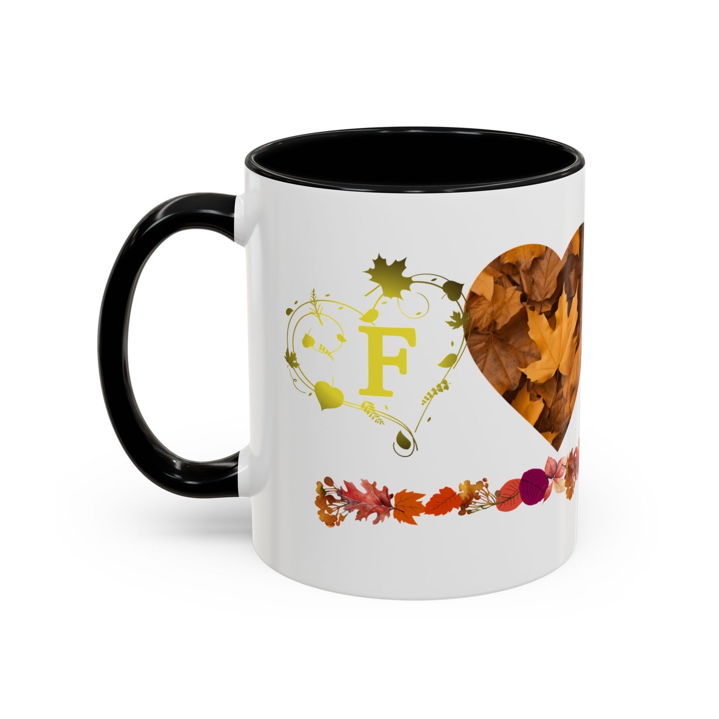 Accent Coffee Mug (11, 15oz) Fall Leaves