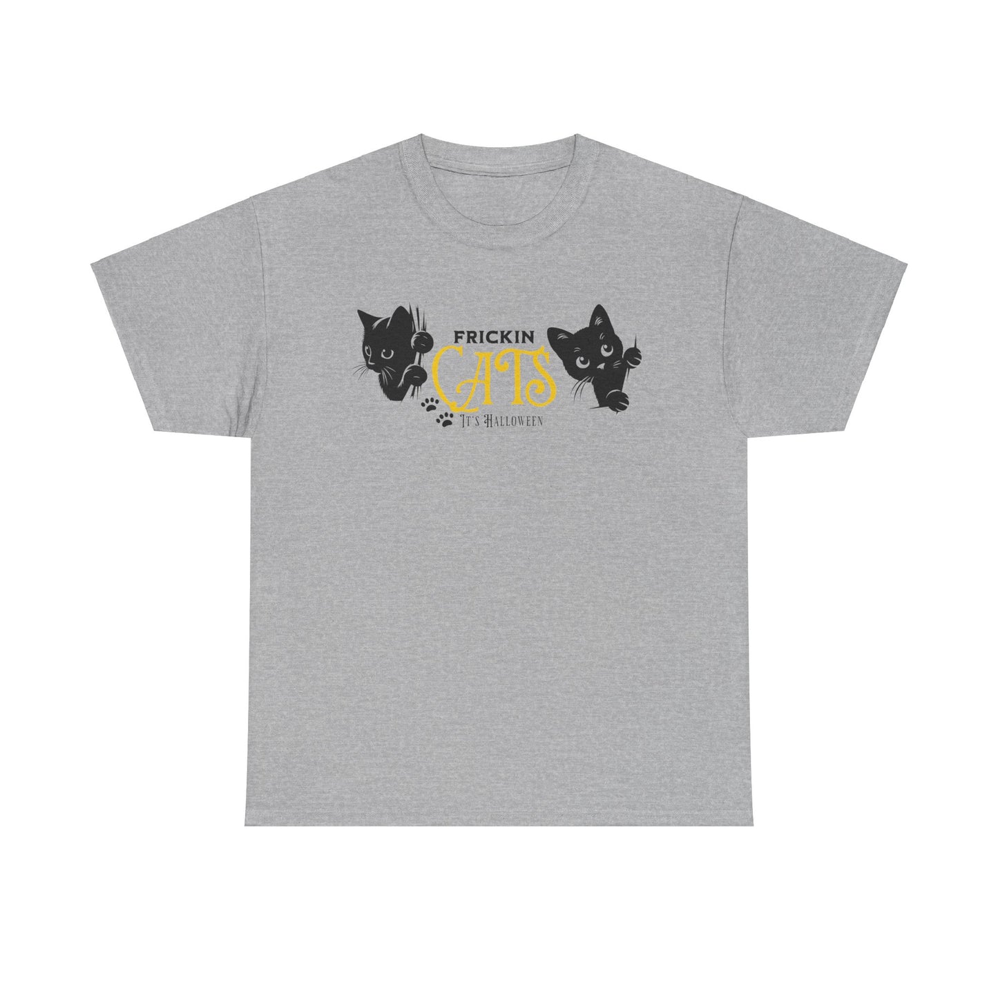 Unisex Heavy Cotton Tee - Frickin Cats