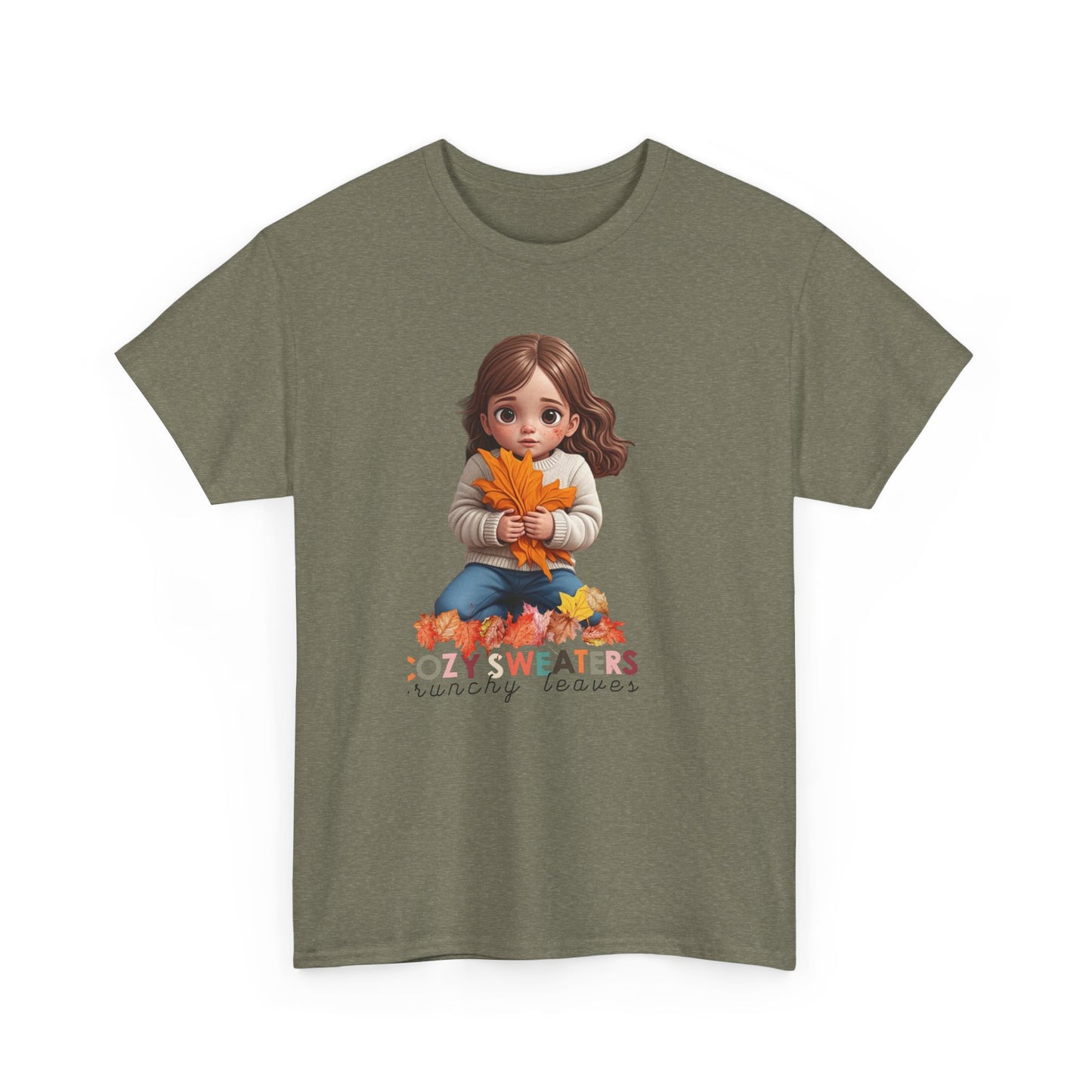 Cozy Sweaters and Crunchy Leaves - Unisex Heavy Cotton Tee