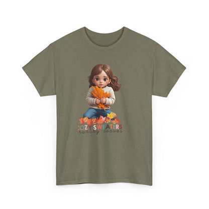 Cozy Sweaters and Crunchy Leaves - Unisex Heavy Cotton Tee