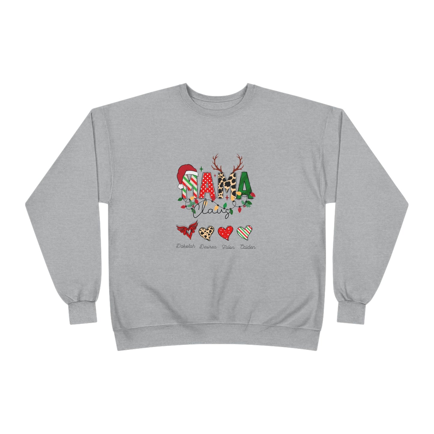 Mama Claus Personalized Unisex EcoSmart® Crewneck Sweatshirt