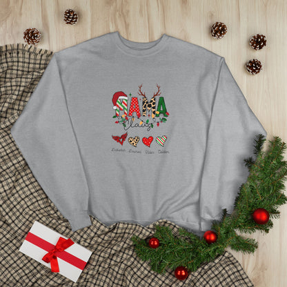 Mama Claus Personalized Unisex EcoSmart® Crewneck Sweatshirt