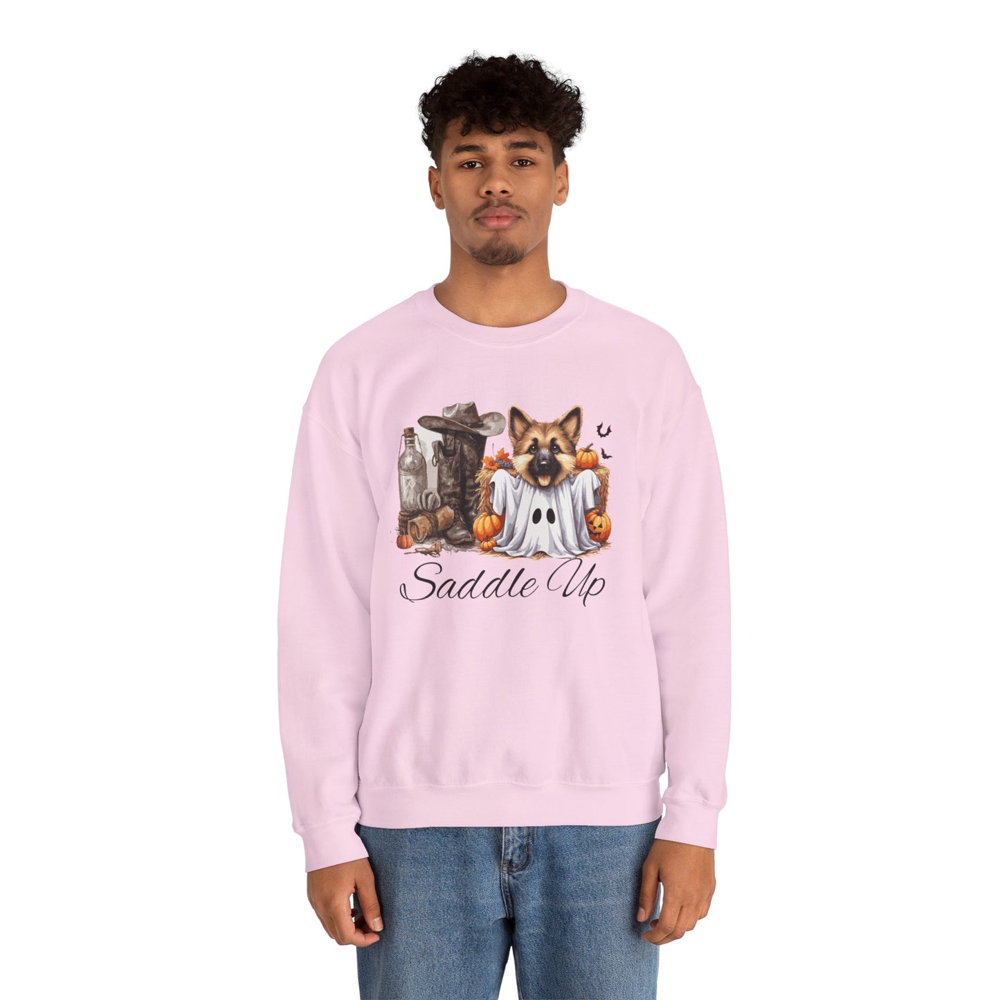 Unisex Heavy Blend™ Crewneck Sweatshirt - Cowgirl's Best Friend