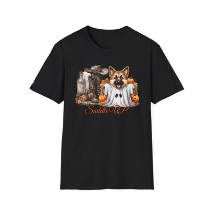 Germany Shepherd Puppy Halloween Softstyle T-Shirt