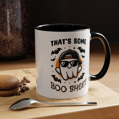 Halloween Accent Coffee Mug (11 oz) - That's Some Boo Sheet