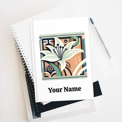 Personalized Hard Cover 5" x 7" Journal - With Blank Pages