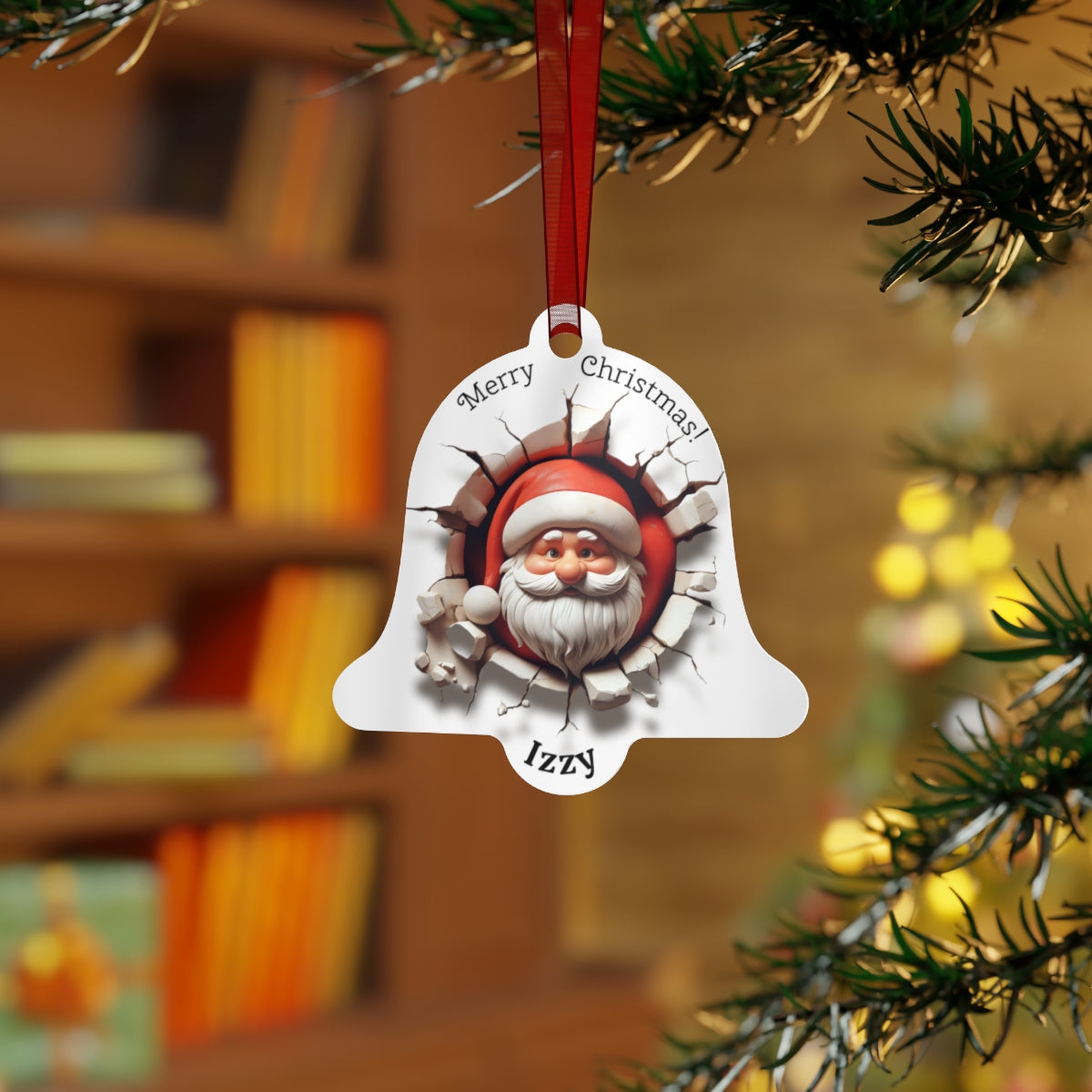 Personalized 3D Metal Ornaments - Four Shapes