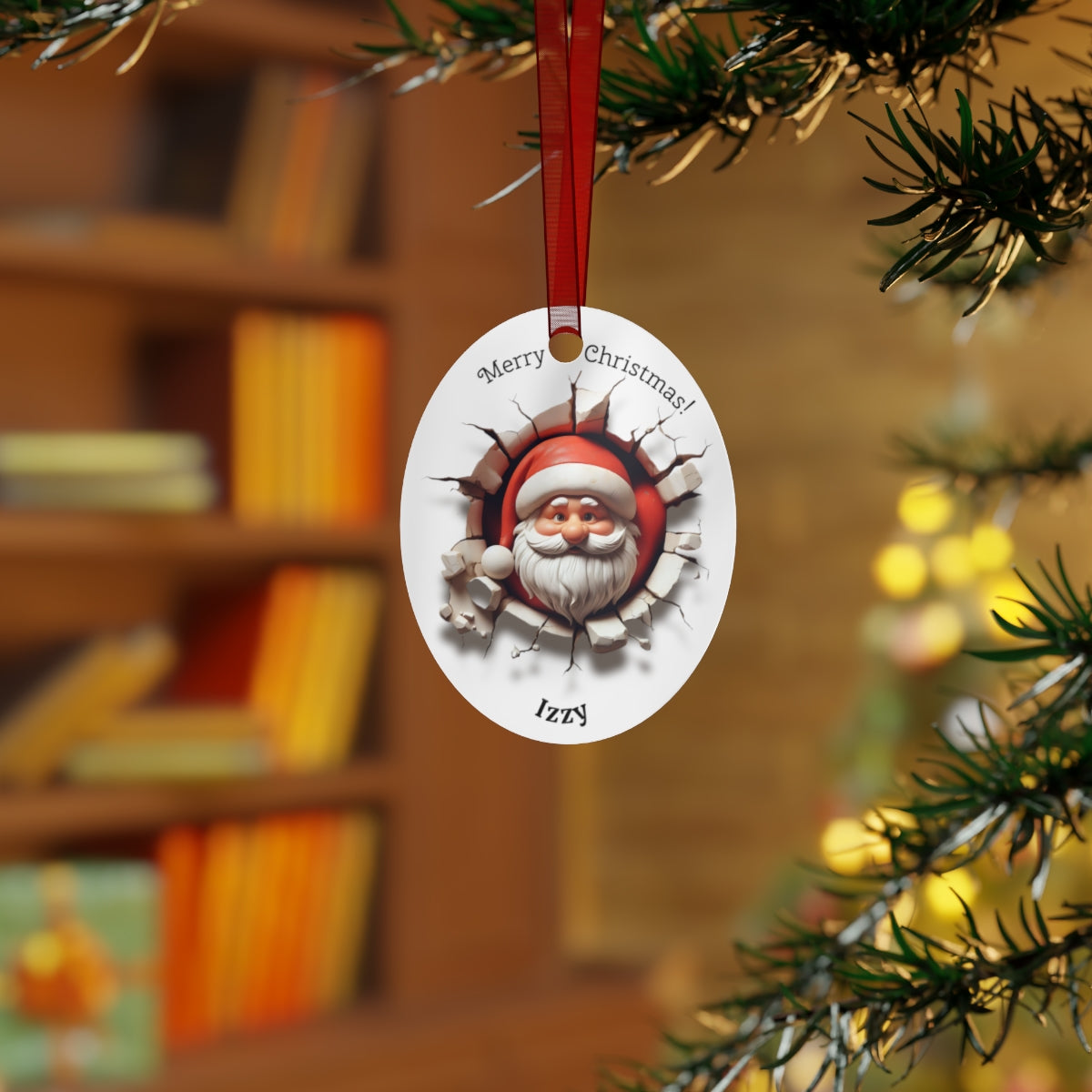 Personalized 3D Metal Ornaments - Four Shapes