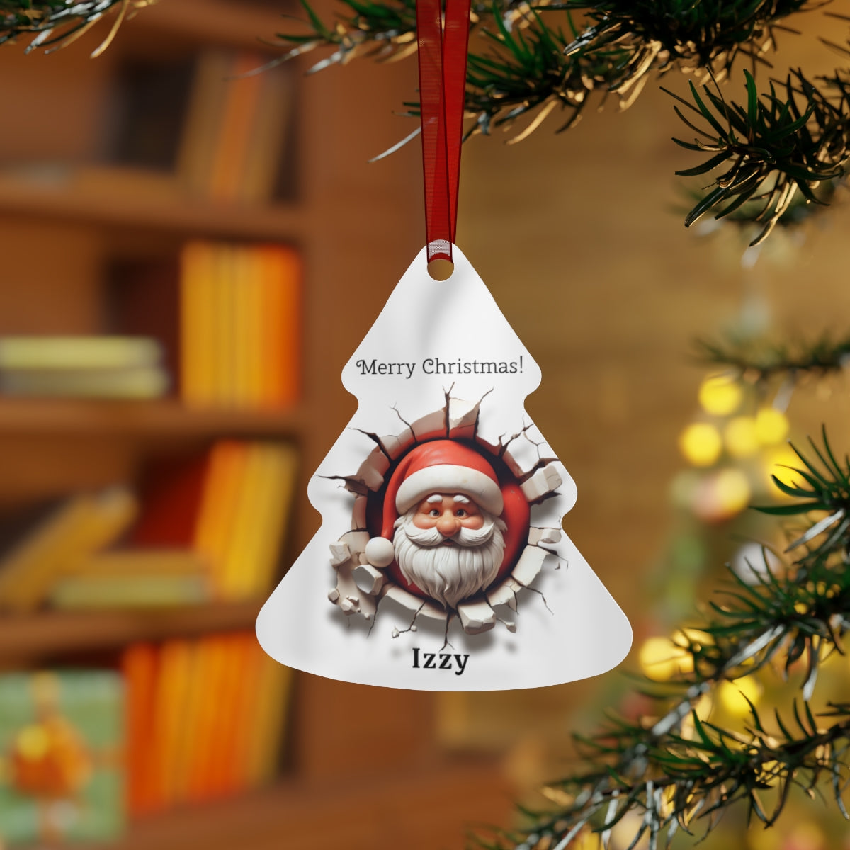 Personalized 3D Metal Ornaments - Four Shapes